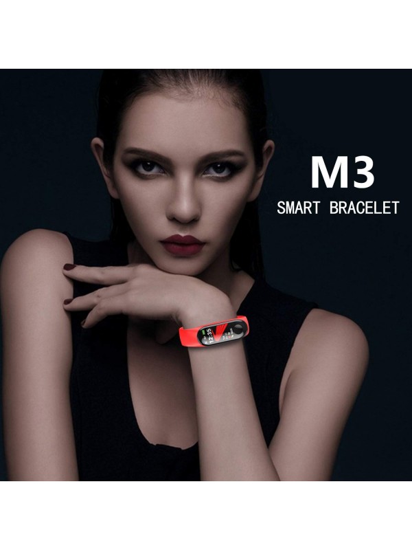 M3 Smart Bracelet Heart Rate Monitor Smart Band Sleep Monitor Fitness  Tracker: Buy Online at Best Price in Egypt - Souq is now Amazon.eg
