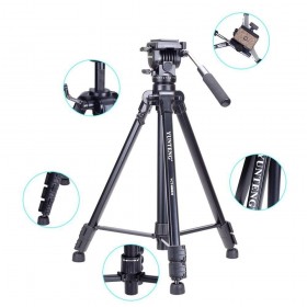 Yunfeng 3388 Portable Aluminum Tripod for Canon Nikon Sony DSLR Cameras DLP portbale projector