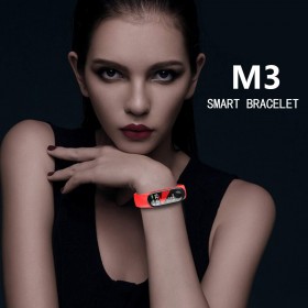 Intelligence Bluetooth Smart Watch/Smart Bracelet/Health Band/Activity Tracker/Bracelet/Fitness Band/M3 Band/with Heart Rate Sensor Compatible for All Android iOS Phone Tablet